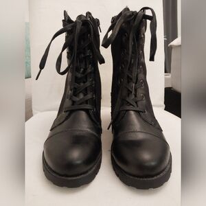 XOXO Black Women's Combat Boots